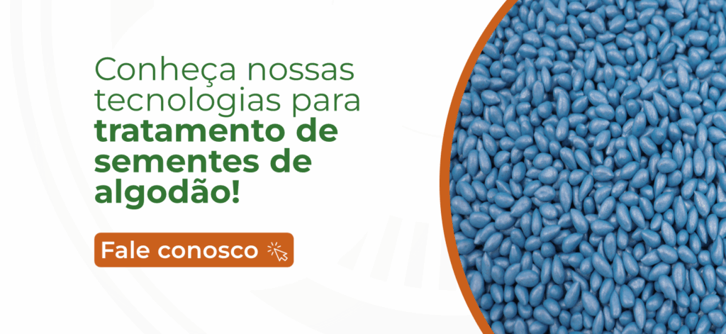 Tratamento de sementes para plantio de algodão